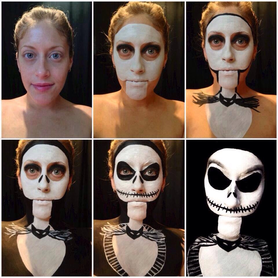  Creepy Halloween Makeup #halloweentip
