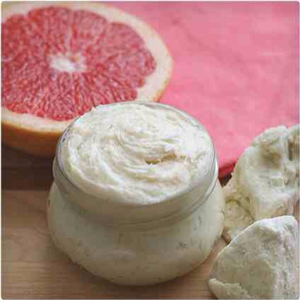12. Red Grapefruit Whipped Body Lotion

Grapefruit has some amazing properties to it, and you’ll feel it working when you use this body lotion made from red grapefruit. The smell is intoxicating and you’ll want to use it all the time. The more you use it, the better it makes your skin feel.