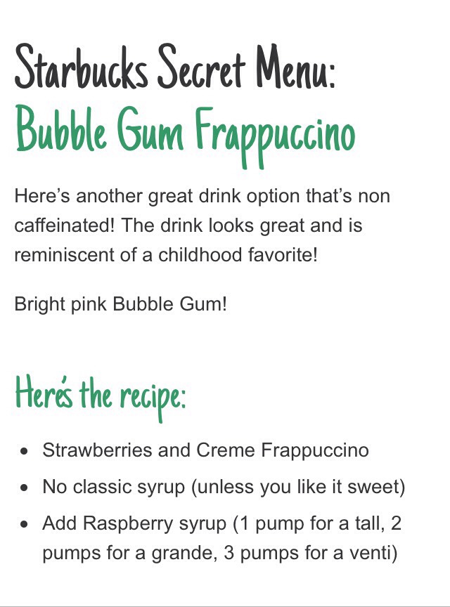 ✨☕️What To Order From Starbucks And How To Order It Part 2⃣☕️✨