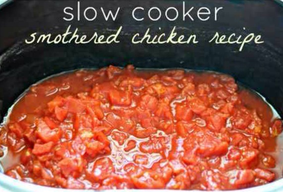 Slow Cooker Smothered Chicken Recipe!