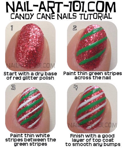 Christmas Nail Tutorials🎄