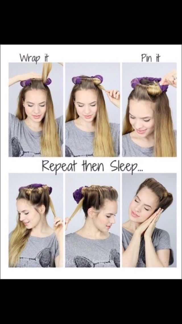 Heatless Curls Overnight!