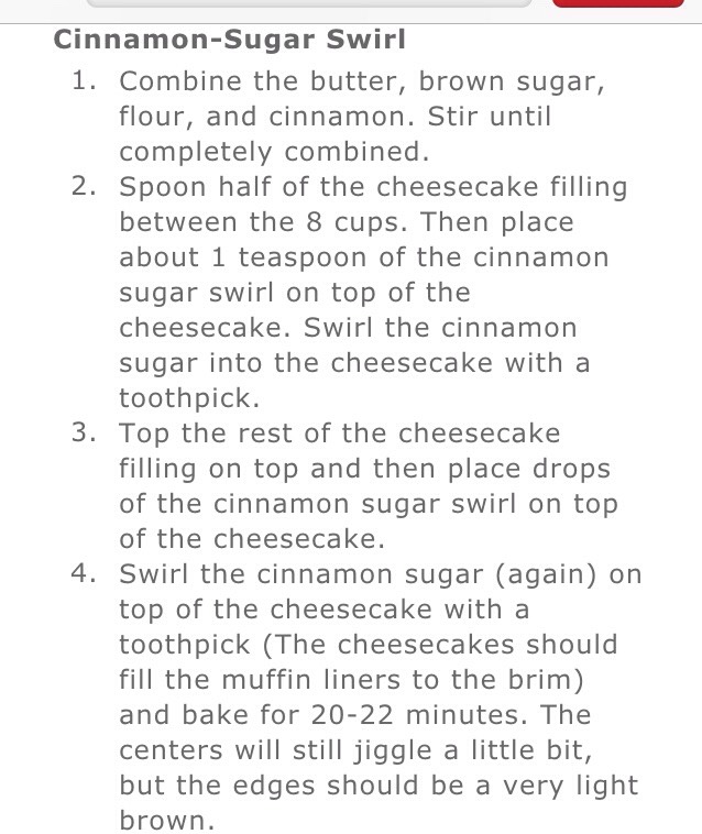 ✨🍥Mini Cinnamon Roll Cheesecakes✨🍥