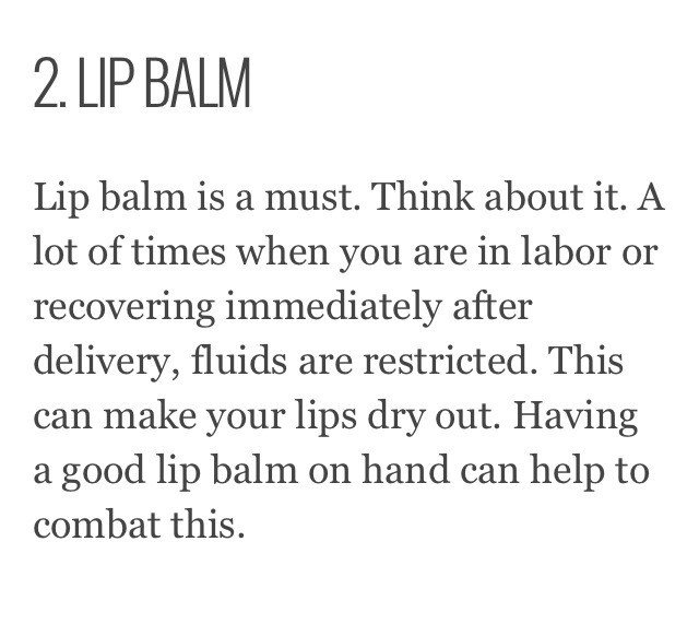 7 Must Have Things For Your Bag When Going To The Hospital For Child Birth!