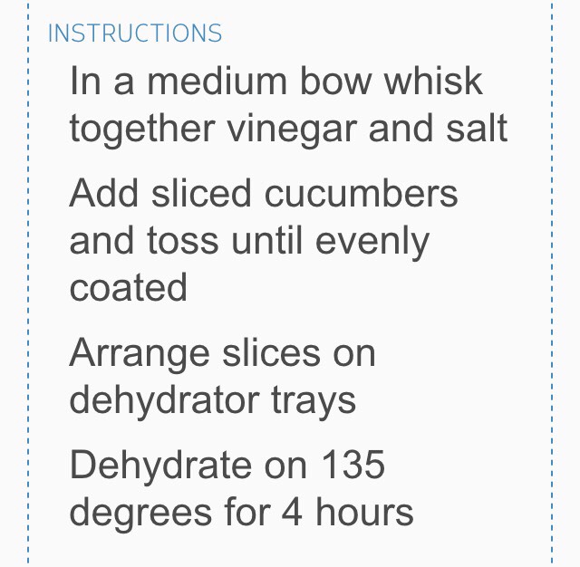 " Crispy Cucumber Chips"