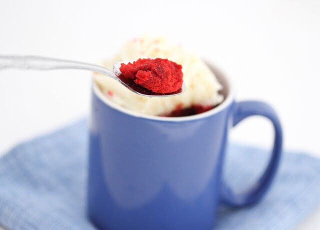 Red Velvet Mug Cake