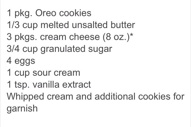 Cheesecake Factory Oreo Cheesecake Recipe (: 
