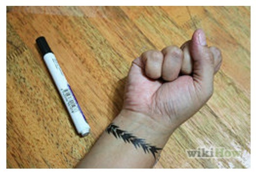 DIY temporary tattoo