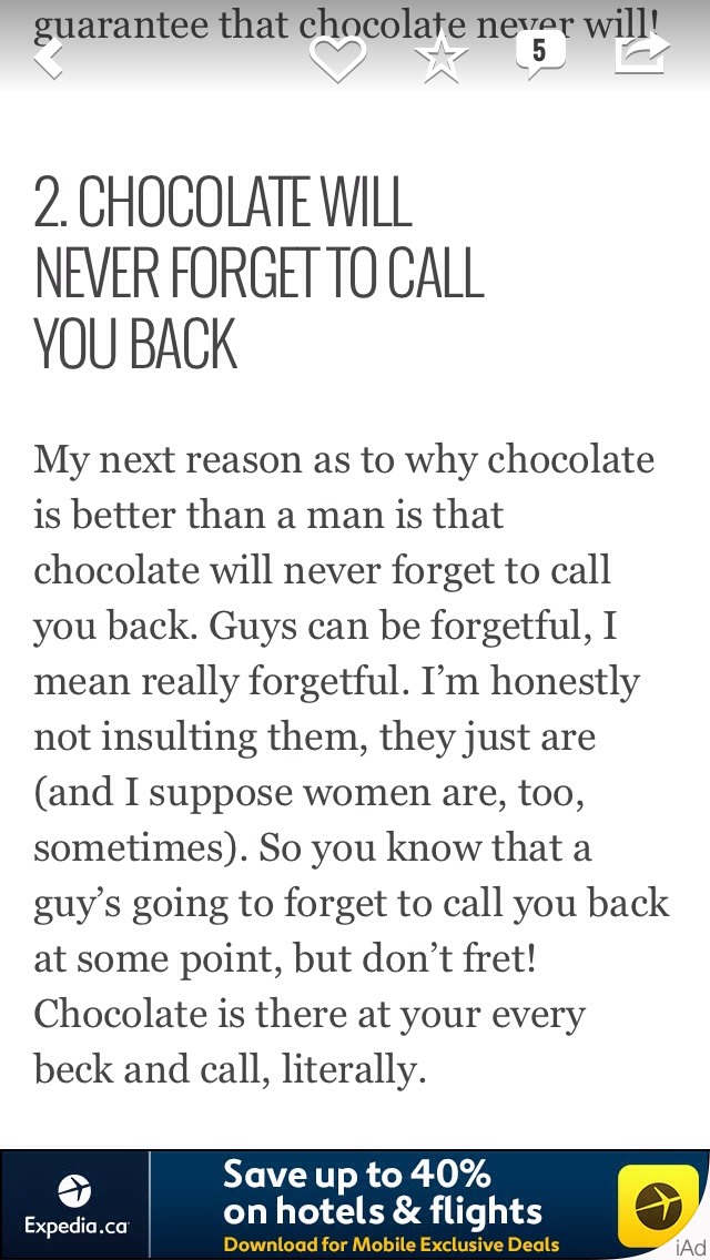 7 Reasons Why Chocolate Is Better Than A Man ...