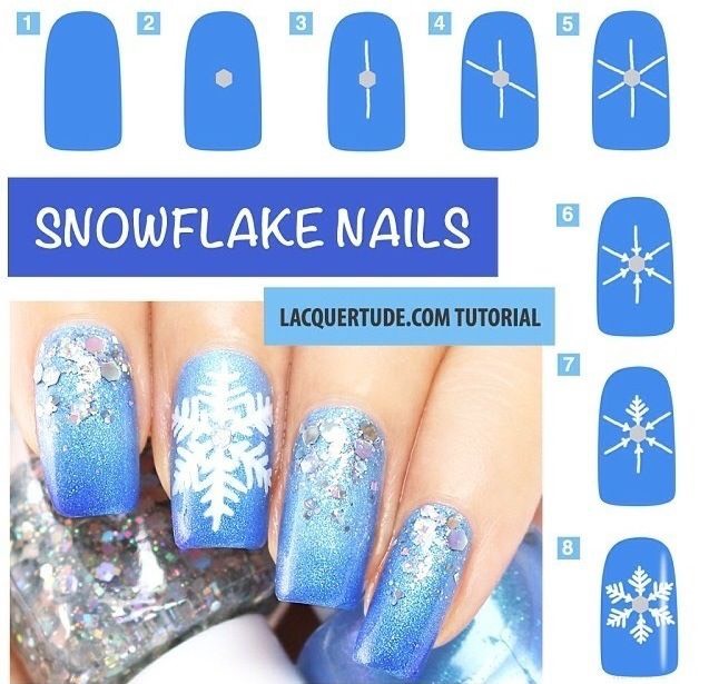 Winter Nail Tutorials❄️