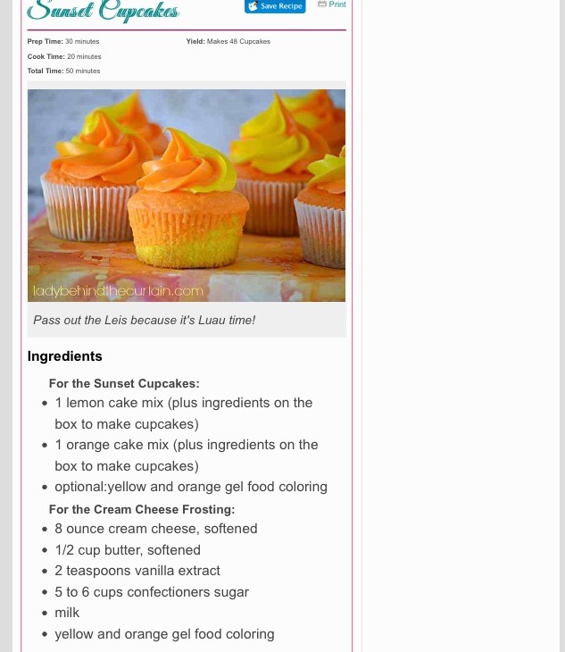🌅Sunset Cupcakes Recipe🌅
