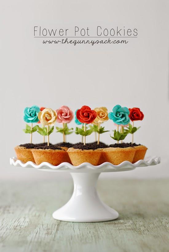 Flower Pot Cookies