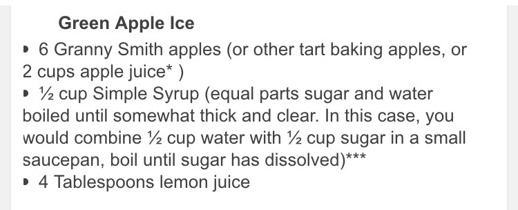 🍏Green Apple Ice(healthy)🍏