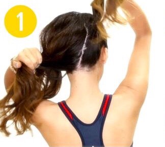 Cute French Braid Messy Side Bun