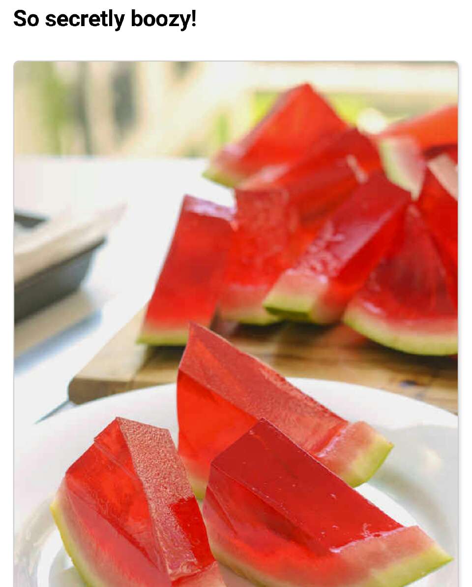 XXL Watermelon Jello Shots!
