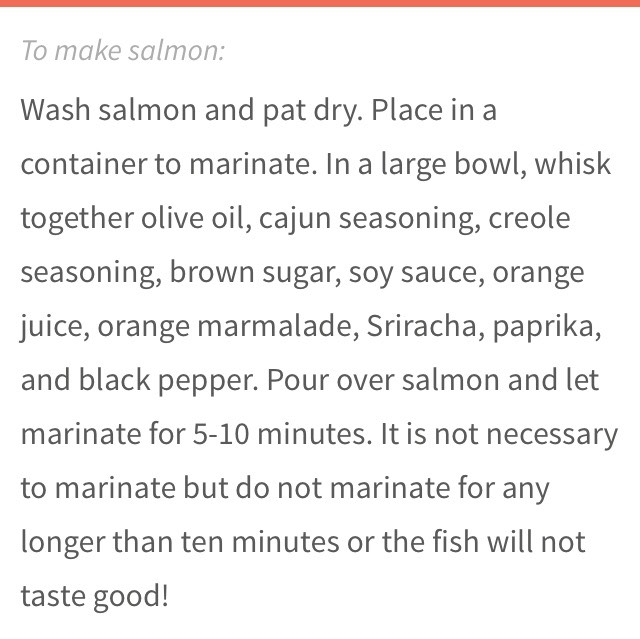 Orange Glazed Cajun Salmon 