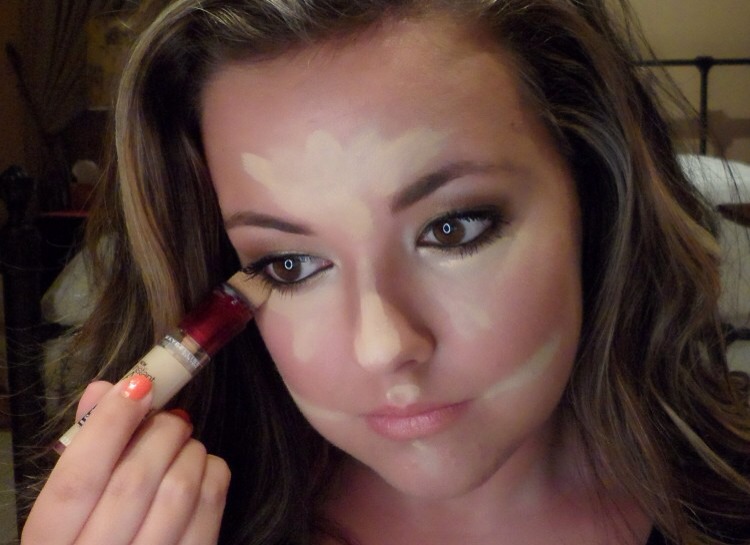 11) Highlight with contouring...