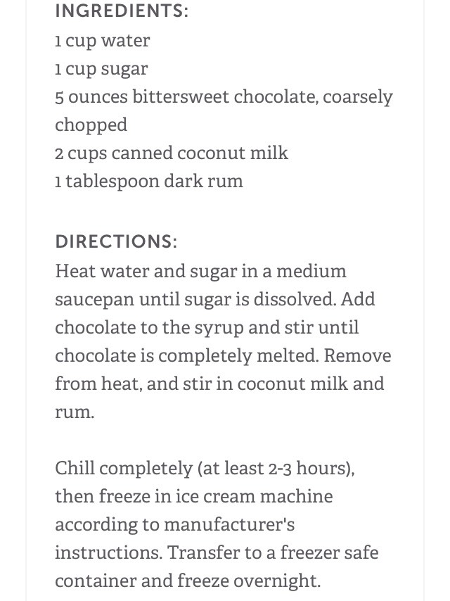 Creamy Chocolate Coconut Milk Ice Cream 