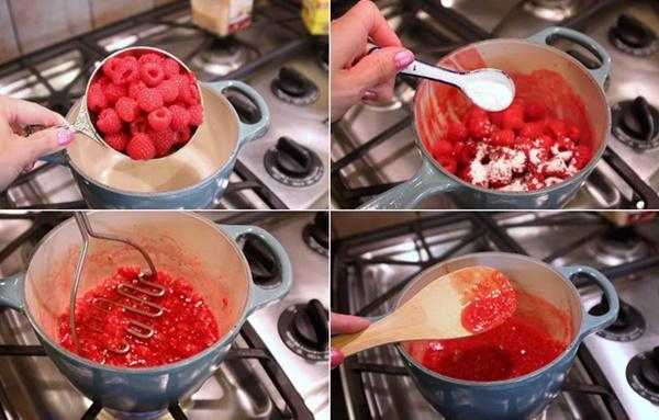 Mix all ingredients in a cold saucepan, and heat until bubbling, then mash. 