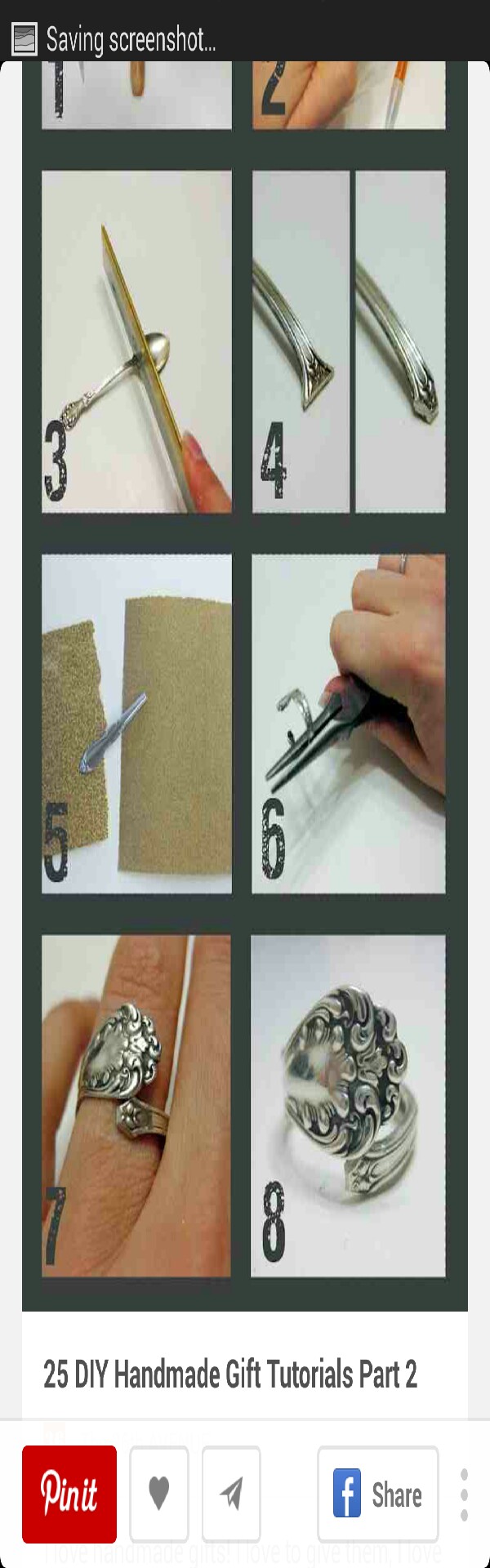 💗spoon ring tutorial💗 link in info
