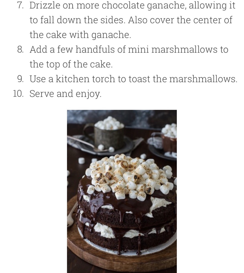 Hot Chocolate Cake. 😍😋😊