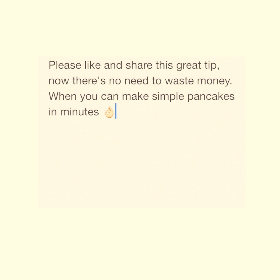 Easy, Quick And Tasty Pancakes! 