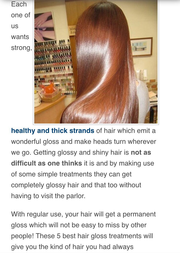 5 Best Hair Gloss Treatments!💆