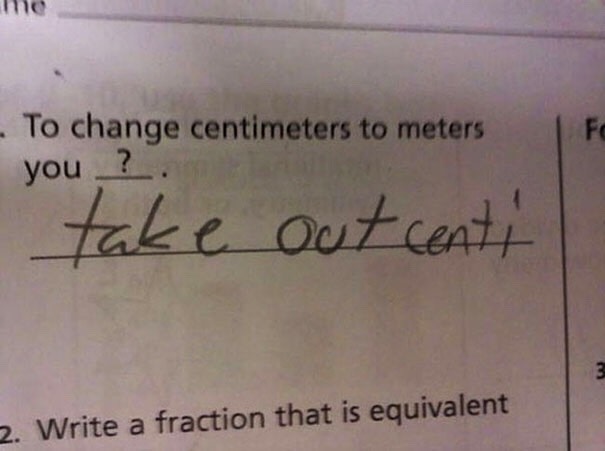 Funny Test Answers