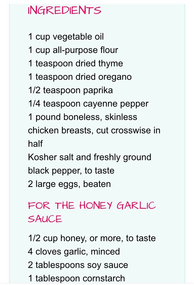 Honey Garlic Chicken 🙌🍯🍗