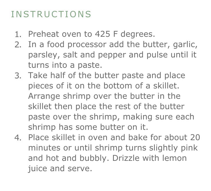 Garlic And Parsley Butter Shrimp!!😋😋😋