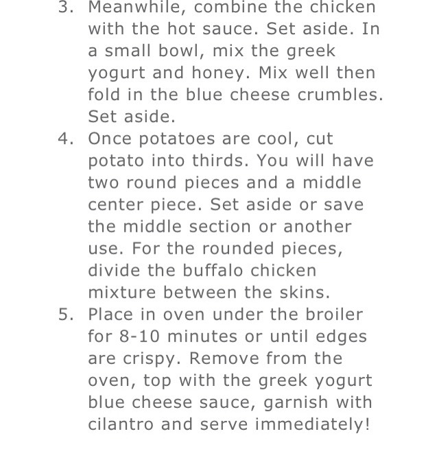 Magnificent Buffalo Chicken Stuffed Potato Skins With Honey Blue Cheese Sauce 