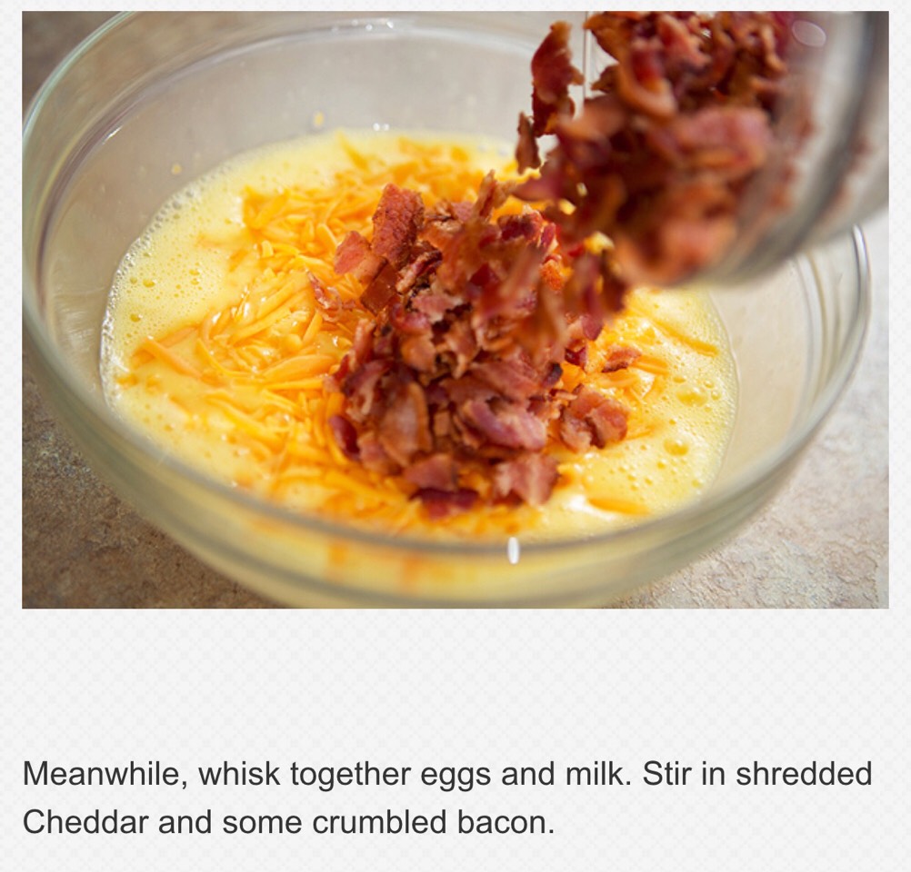 Bacon Egg Breakfast Cupcakes