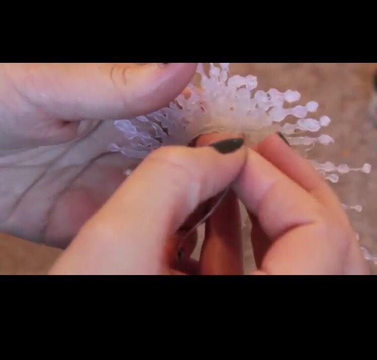 DIY Masquerade Mask: Ice Queen. 