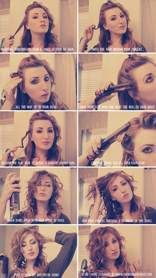Straightener Hair Hacks