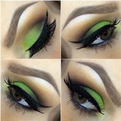 Beautiful Green Eye Shadow Look😍❤️✅