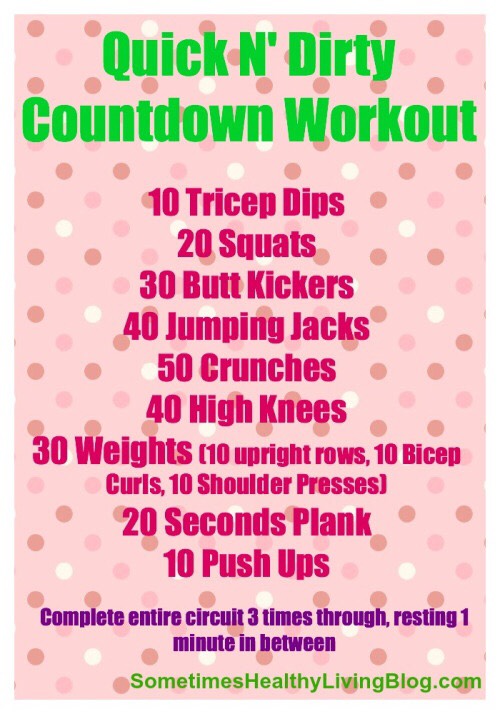 FULL BODY QUICK WORKOUTS 