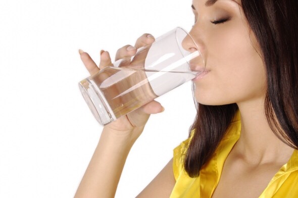Stay hydrated. It doesn't mean drink water (even though it best) but Gatorade, or even flavored water keeps it low in calories and enhances shine in skin and hair. 