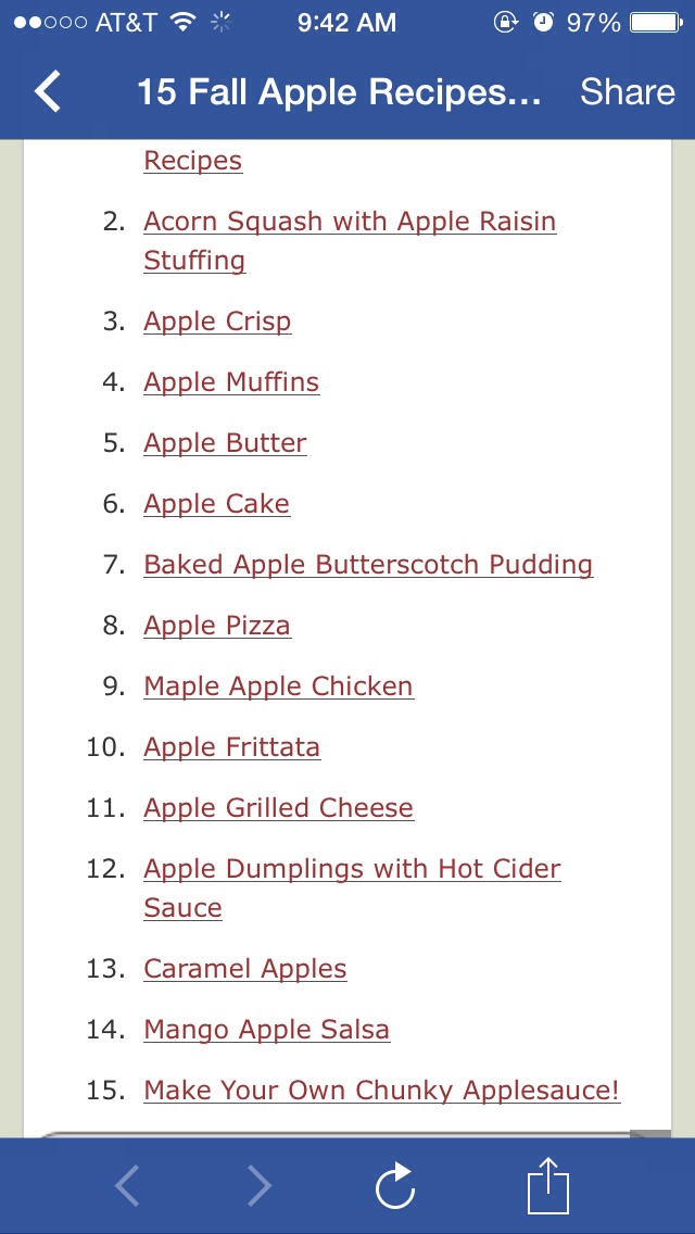 15 Fall Apple Recipes