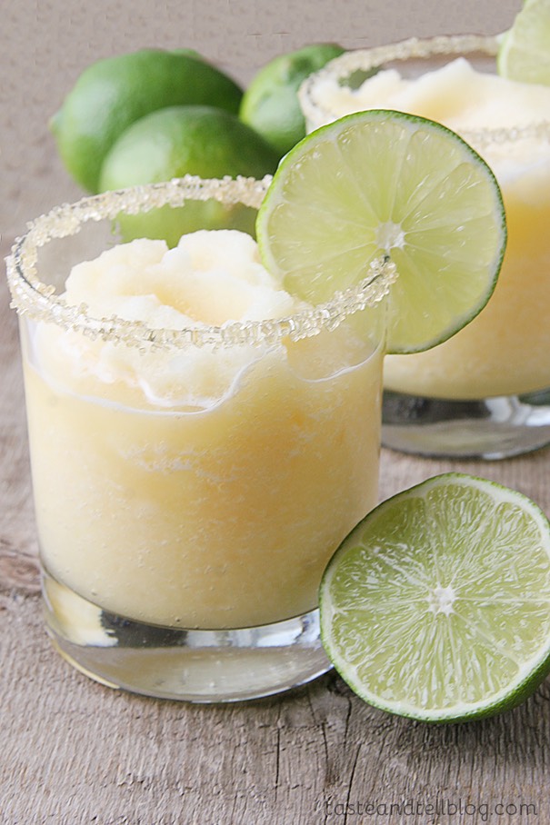 http://www.tasteandtellblog.com/virgin-frozen-margaritas/