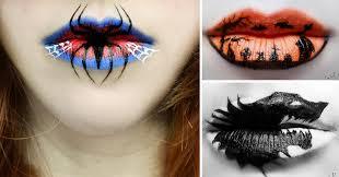"Beautifully Creepy Halloween Lip Makeup Ideas"