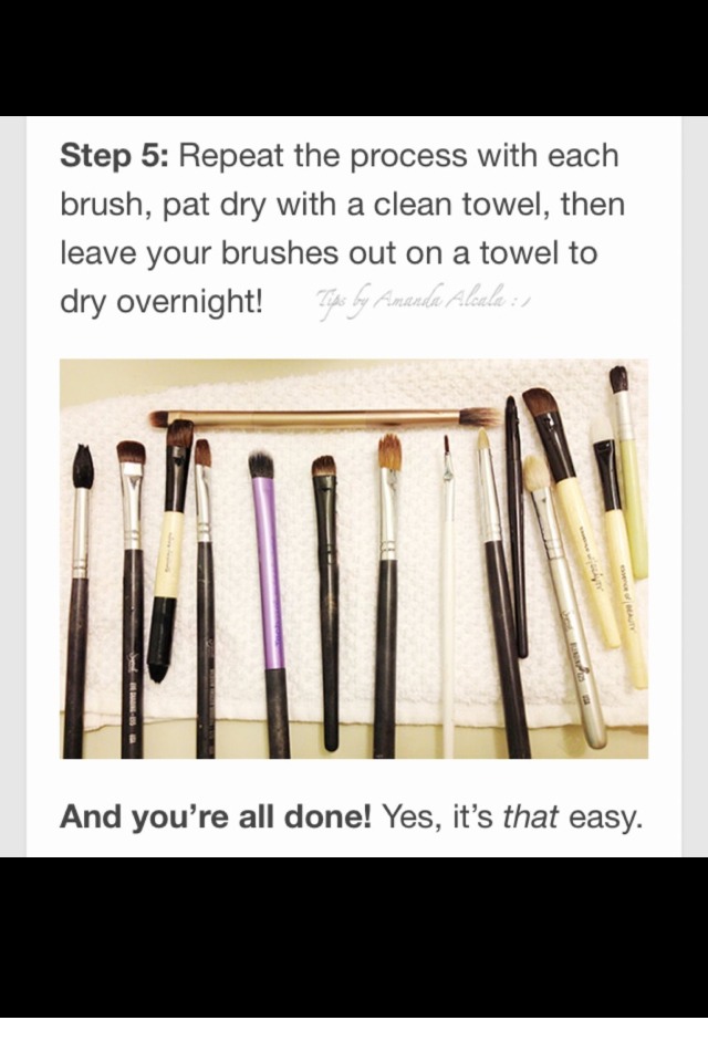 How To Clean Makeup Brushes
