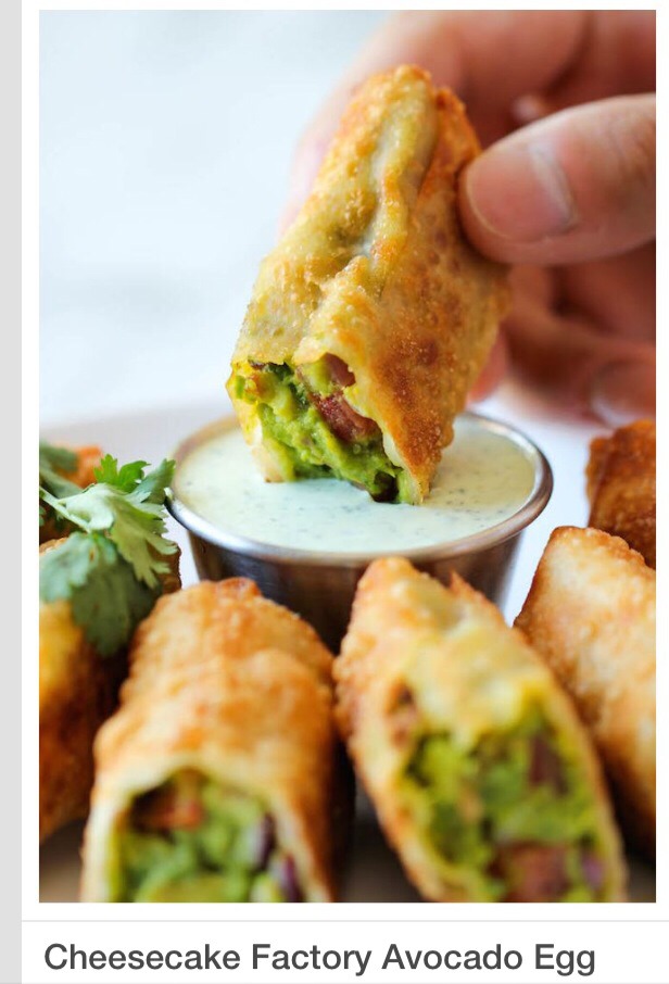 Cheesecake Factory Avocado Egg Rolls✨👌✨✨
