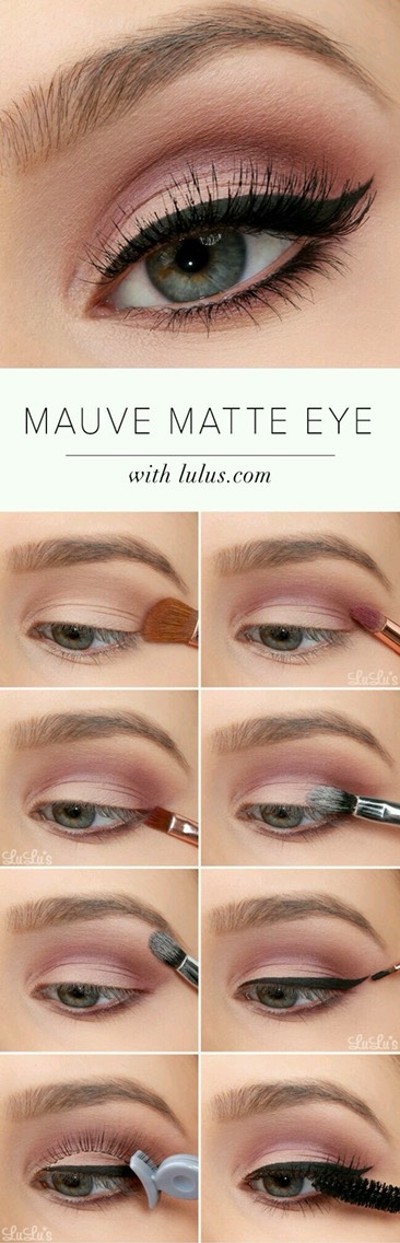 Beautiful Pink With Brown Smokey Eye Shadow Looks