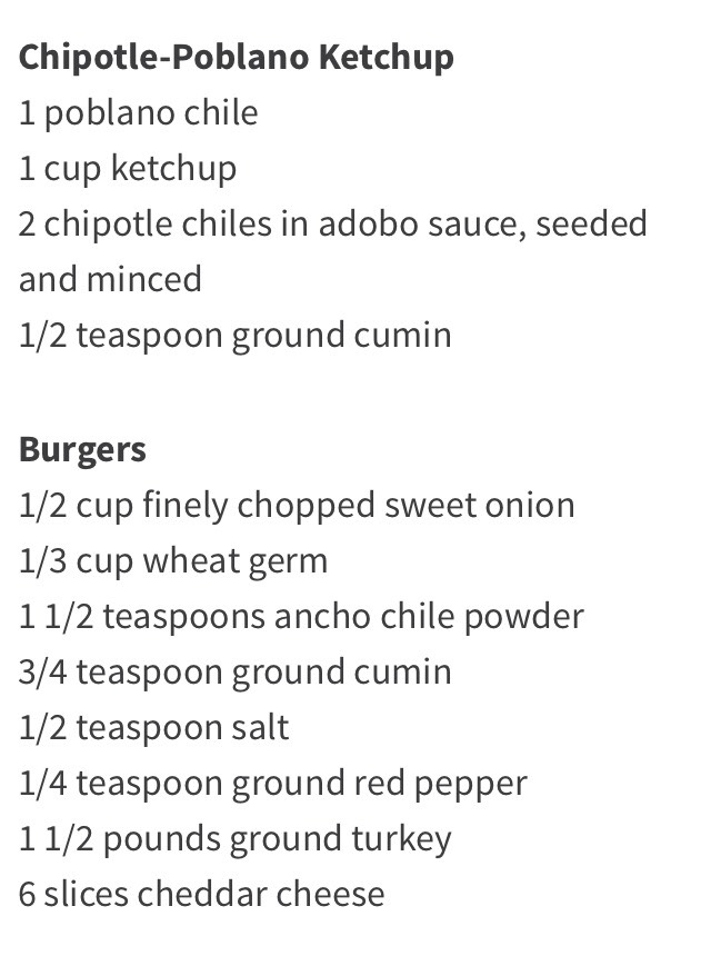 Southwest Cheddar Cheese Turkey Burger With Chipotle Ketchup 