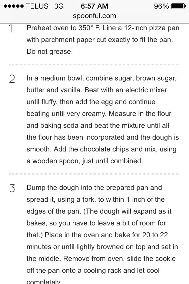 Cookie Pizza Recipe!