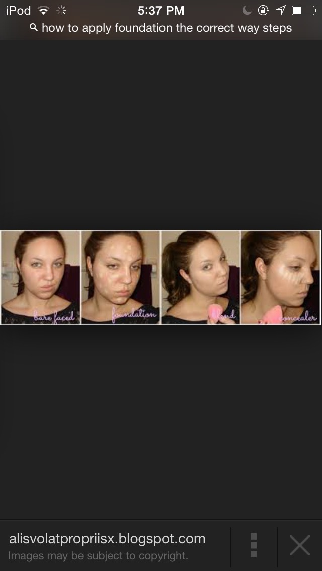 Why girls where foundation:)
