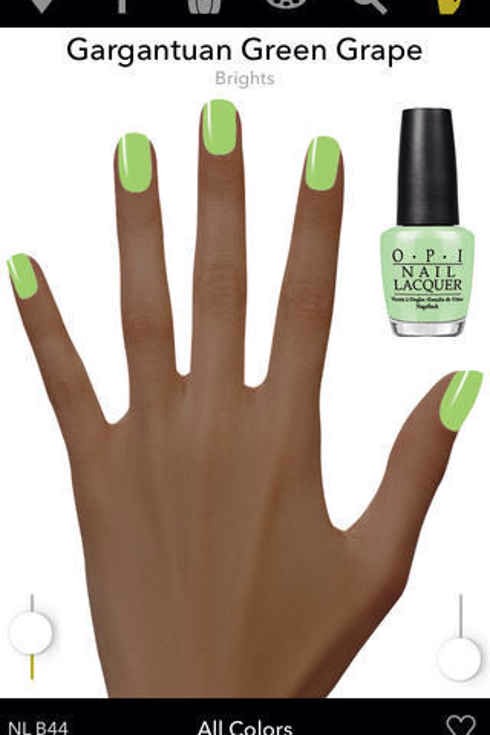 6. OPI is a digital try-it-on studio so you can try all the new colors (without having to sneak at the drugstore).
