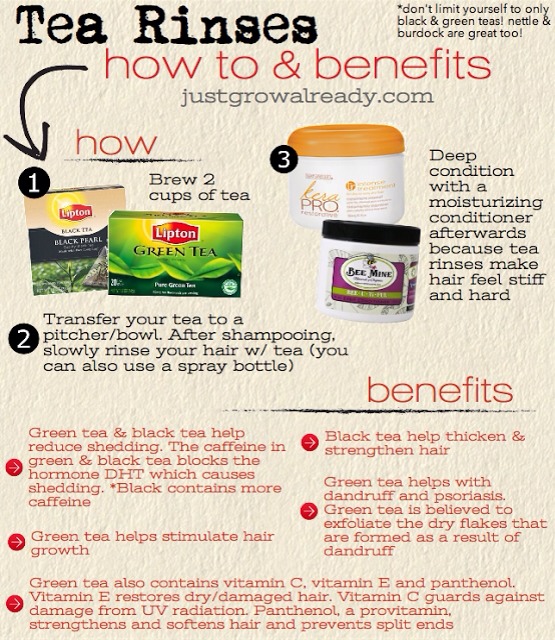 Hair Tea Rinse To Keep Hair Healthy