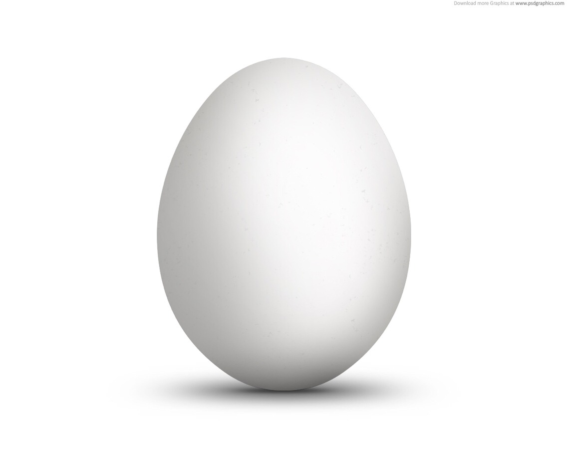 • 1 Egg White 
(NO YOLK)