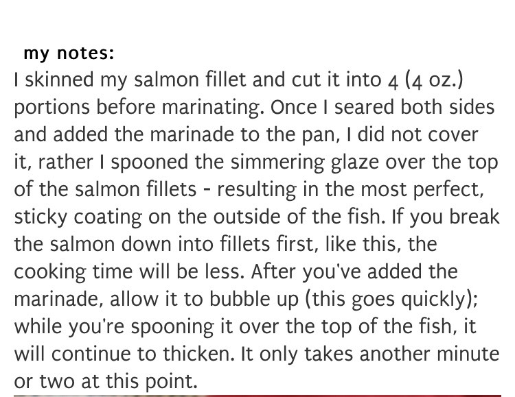 Salmon Honey Teriyaki!!